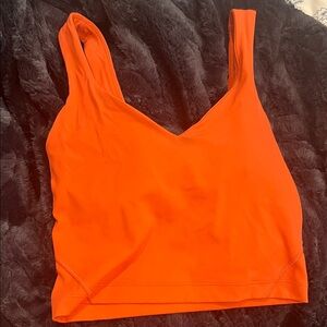 lululemon athletica Orange Align Top